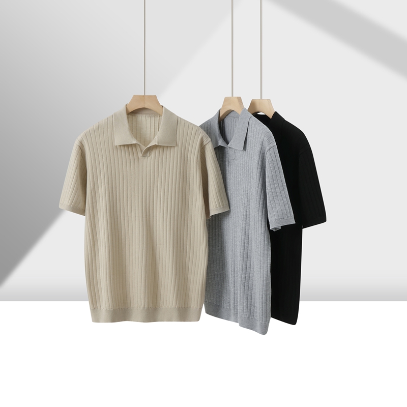 Men's Sweater Polo Shirt 530702