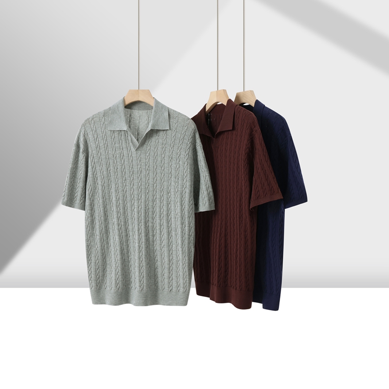 Men's Sweater Polo Shirt 530732