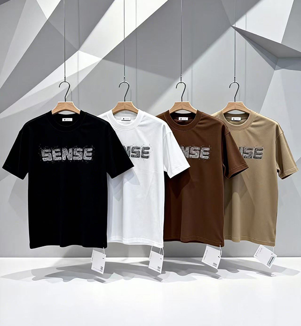 omaiga Men's round neck T-shirt 386925