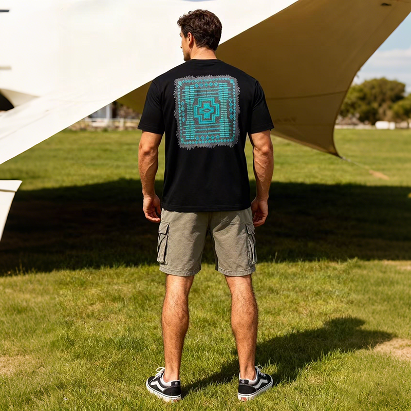 omaiga Men's round-neck T-shirt 518760