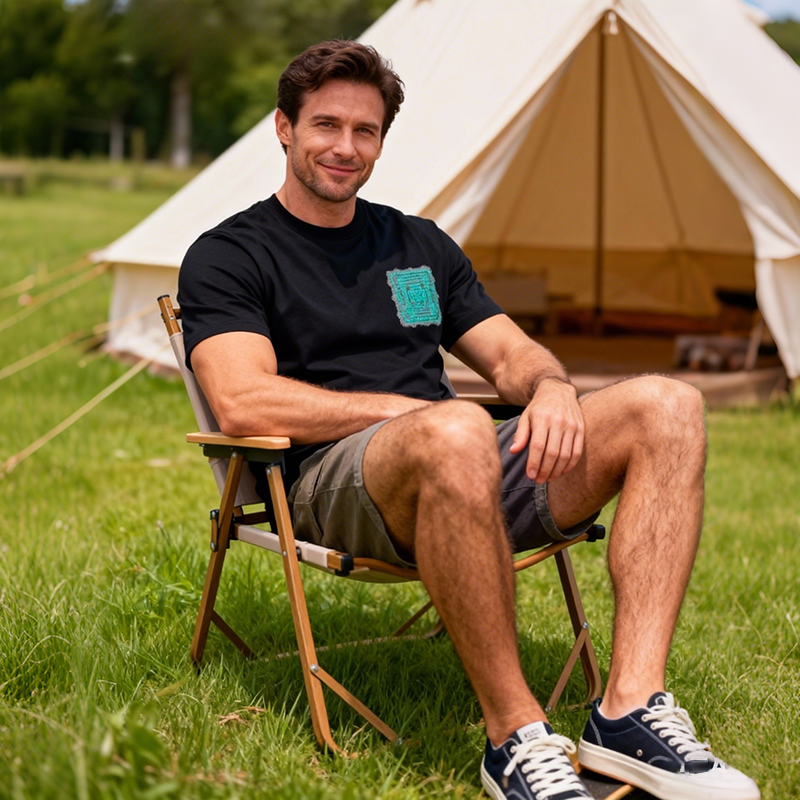 omaiga Men's round-neck T-shirt 518760