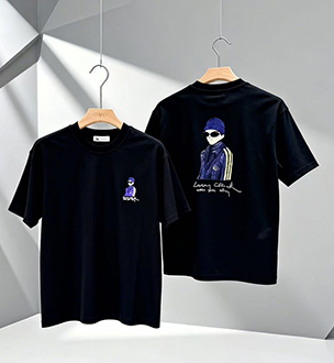 omaiga Men's round neck T-shirt 518761