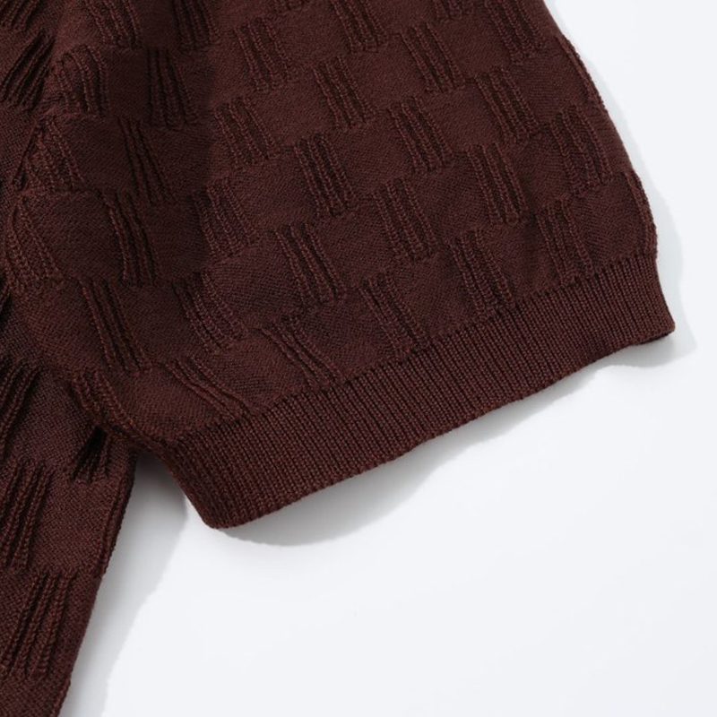 omaiga Men's Sweater Polo Shirt 530721