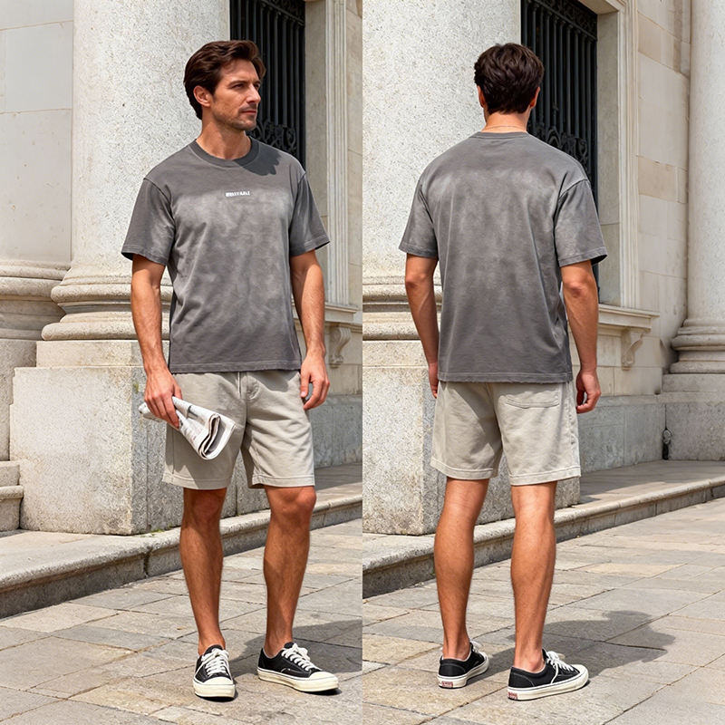 omaiga Men's round-neck T-shirt 518863