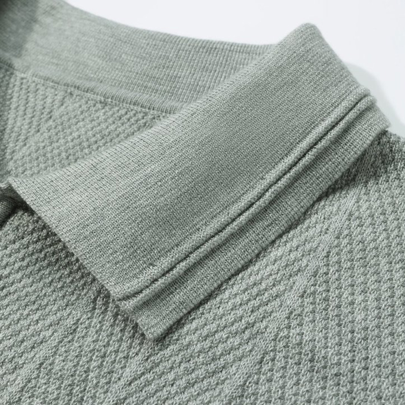 omaiga Men's Sweater Polo Shirt 530720