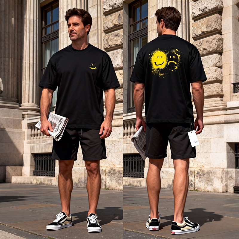 omaiga Men's round-neck T-shirt 386938