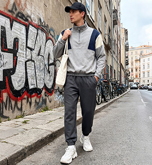 omaiga Men's Hoodies & Sweatshirts 520609