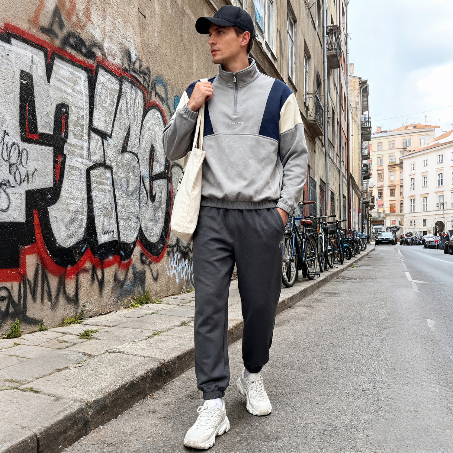 omaiga Men's Hoodies & Sweatshirts 520609