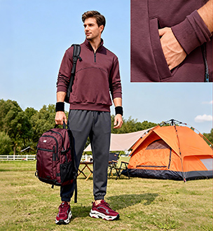 omaiga Men's Hoodies & Sweatshirts 522615