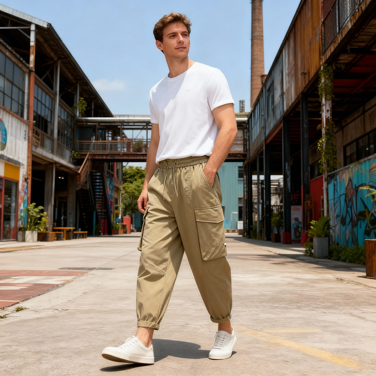 omaiga Men's Pants & Trousers C466802