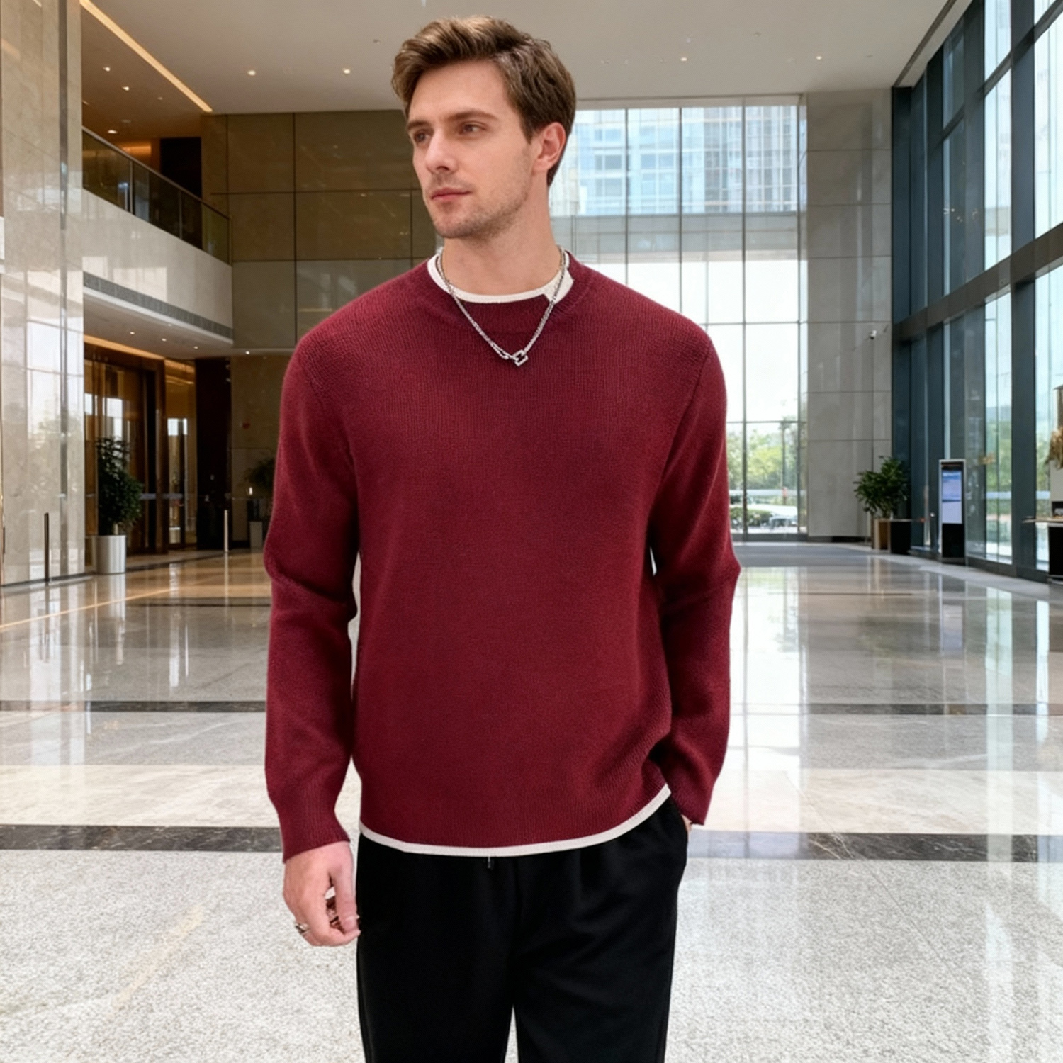 omaiga men's knitwear 466002