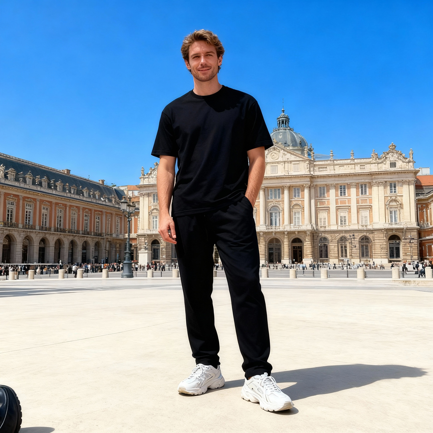 omaiga Men's Short Sets 518289