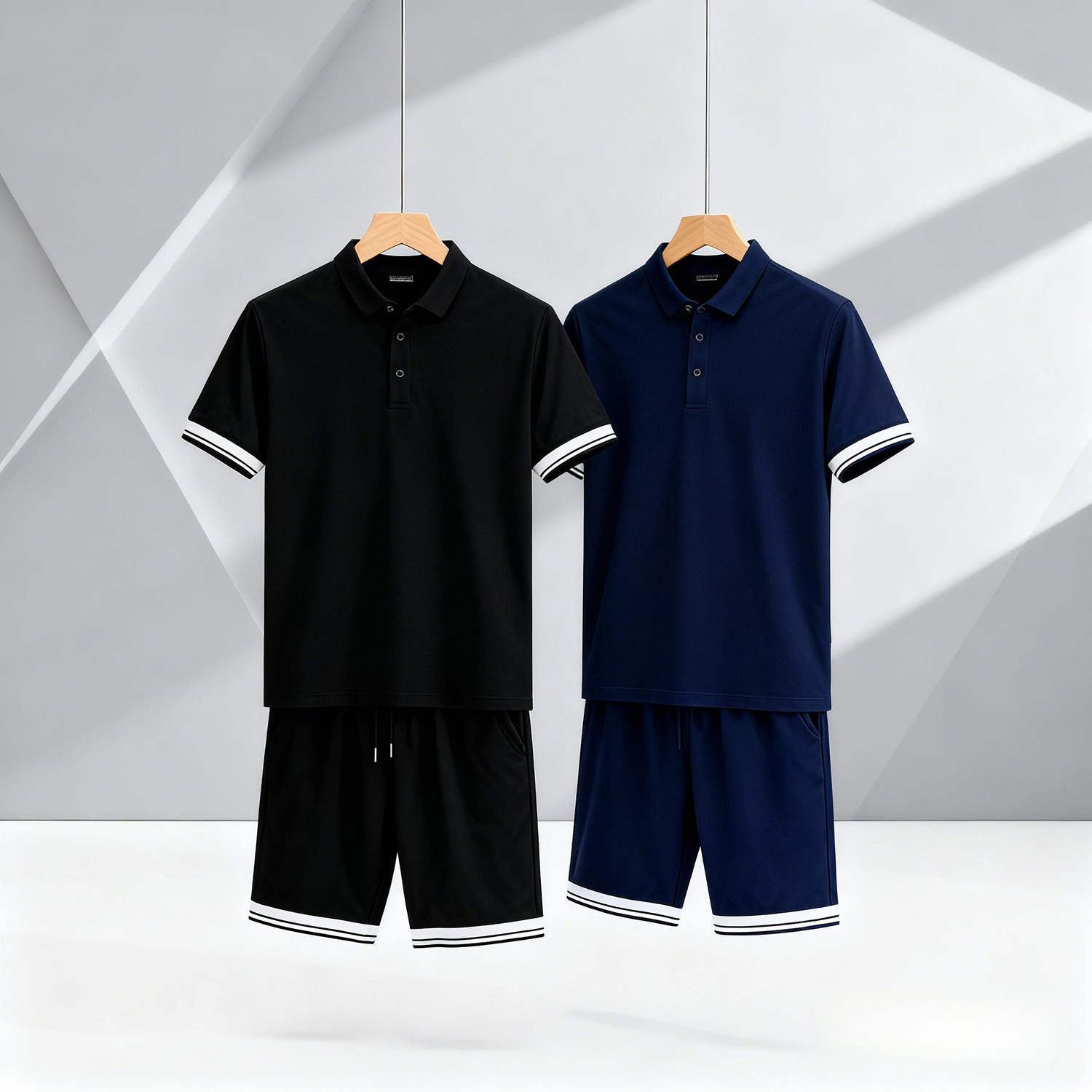 omaiga Men's Short Sets 513815